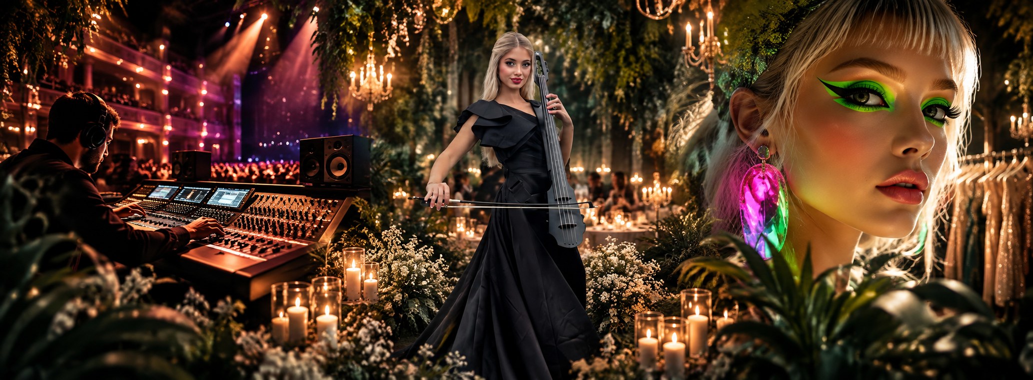 Explore Greenhouse Events luxury production services: private events, corporate production, entertainment, staging, wardrobe and space transformations