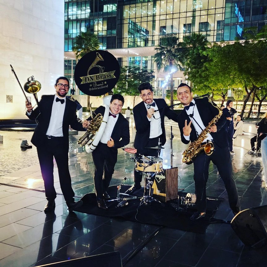 DXB Brass Band festive entertainment Dubai