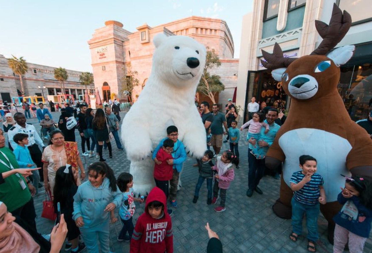 Giant Mascots festive entertainment Dubai