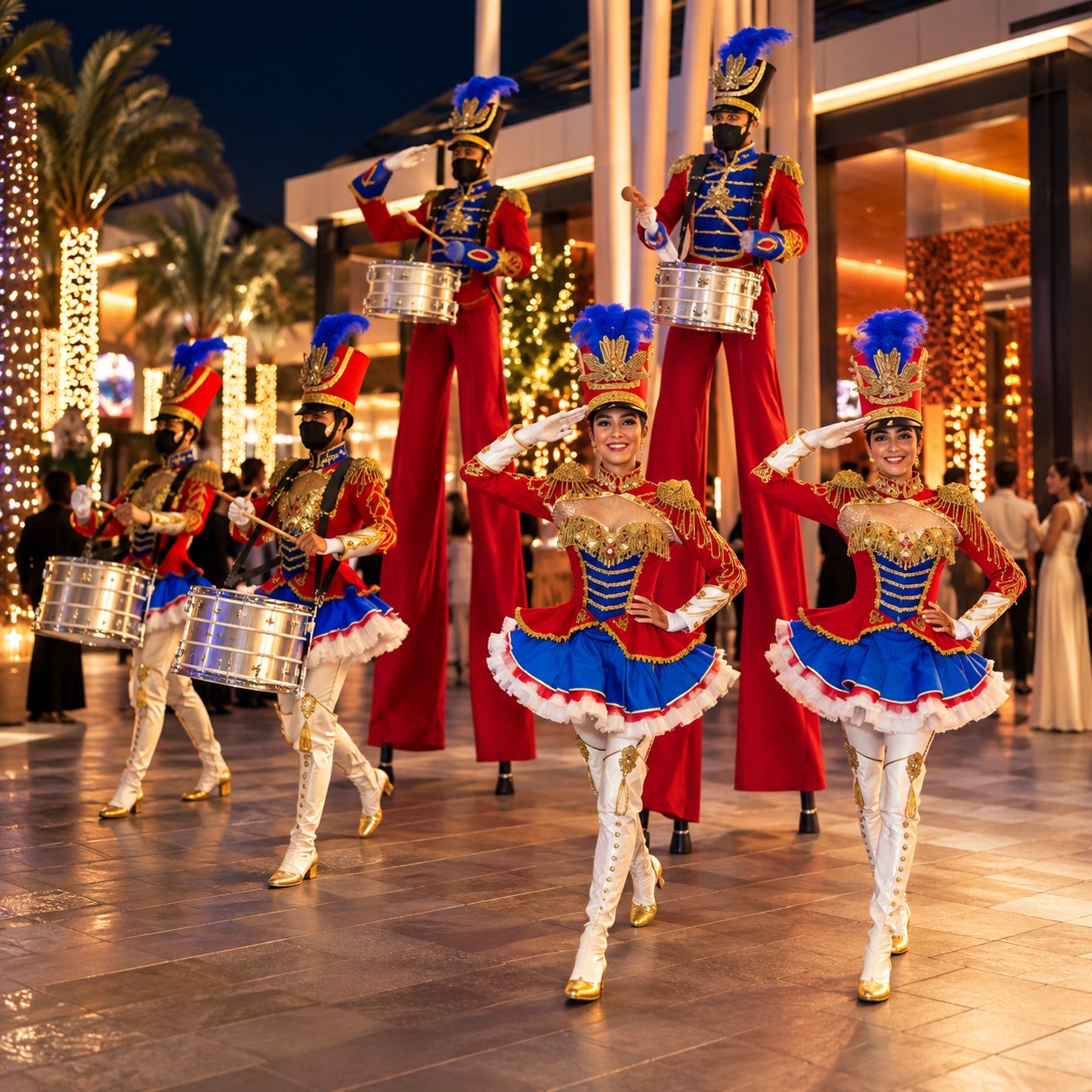 Nutcracker Parade festive entertainment Dubai