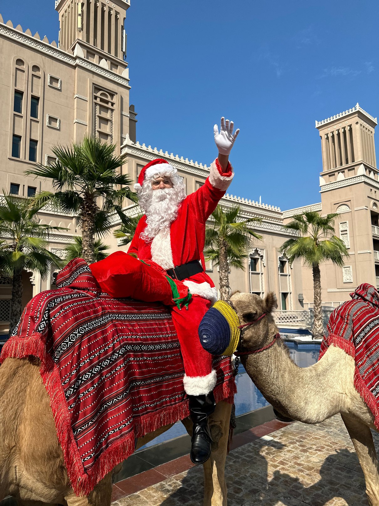 Santa Arrival festive entertainment Dubai